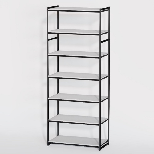 Стеллаж для магазина с белой полкой A2290-21(ч/б) фото 2
