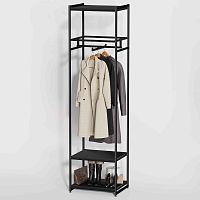 Стеллаж для магазина с черной полкой A2260-12(ч/ч)