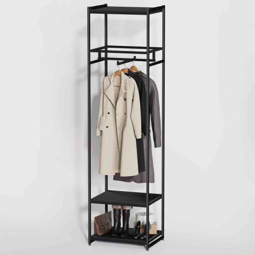 Стеллаж для магазина с черной полкой A2260-12(ч/ч) Стеллаж для магазина с черной полкой A2260-12(ч/ч)