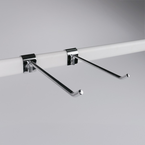 Крючок на овальную трубу L=150мм, хром, диаметр прутка6мм U5003 фото 3 Крючок на овальную трубу L=150мм, хром, диаметр прутка6мм U5003 фото 3