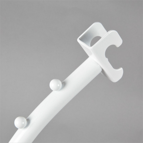 Кронштейн для овальной трубы U8501N(бел) фото 2 Кронштейн для овальной трубы U8501N(бел) фото 2