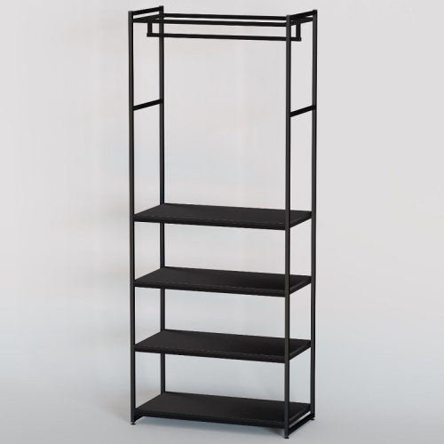 Стеллаж для магазина с черной полкой A2290-19(ч/ч) фото 2