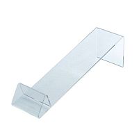 Подставка пластиковая для обуви с ценником, 80х80мм OL-568.3