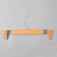 Вешалка пластиковая с прищепкой VD-32(светл/хром)