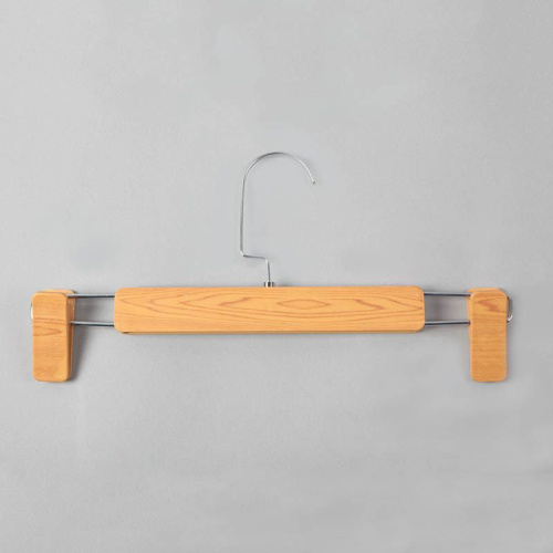 Вешалка пластиковая с прищепкой VD-32(светл/хром)