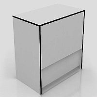 Прилавок рабочий 900х850х500(цвет серый) ПР-30(сер)