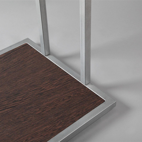 Стойка для одежды СТ-820-Л(сер мет/венге) фото 3 Стойка для одежды СТ-820-Л(сер мет/венге) фото 3