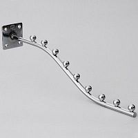 Кронштейн 320мм, 9 шариков, хром, для крепления к стене 8908A
