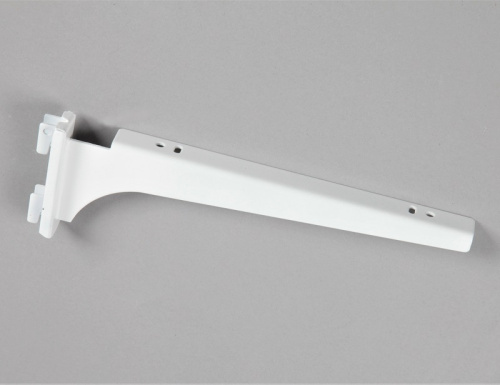 Полкодержатель с двойным зацепом левый 2253SX-250(бел)