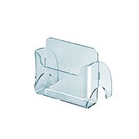 Подставка из оргстекла визитница, настольная, 100х85 мм OL-150