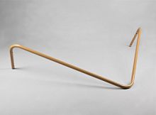 Примерочная угловая, золото П-110-Л(зол)