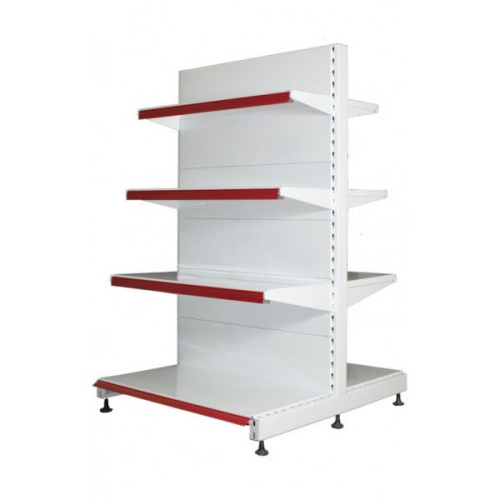 Стеллаж островной с полками двусторонний Стеллаж островной с полками двусторонний