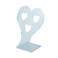 Подставка пластиковая под серьги, настольная, 120х165мм OL-744