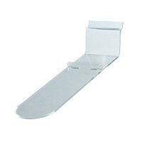 Полка из оргстекла для обуви наклонная, (опора каблук) OL-509K