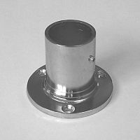 Фланец высокий, 42мм, хром JOK-15B