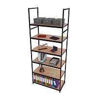 Стеллаж для магазина с полкой цвета дуб сонома A2290-20(ч/дс)